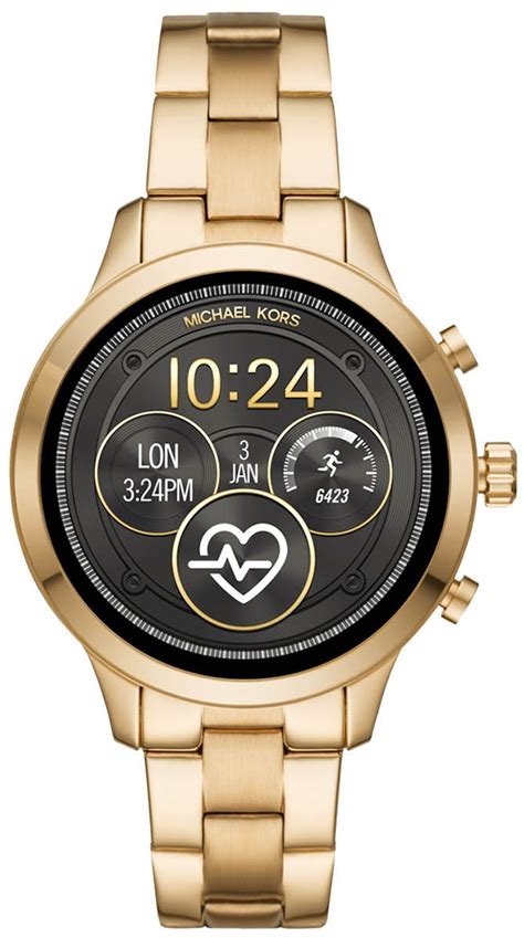 michael kors gold smartwatch mkt5045|Gen 4 Runway Rose Gold.